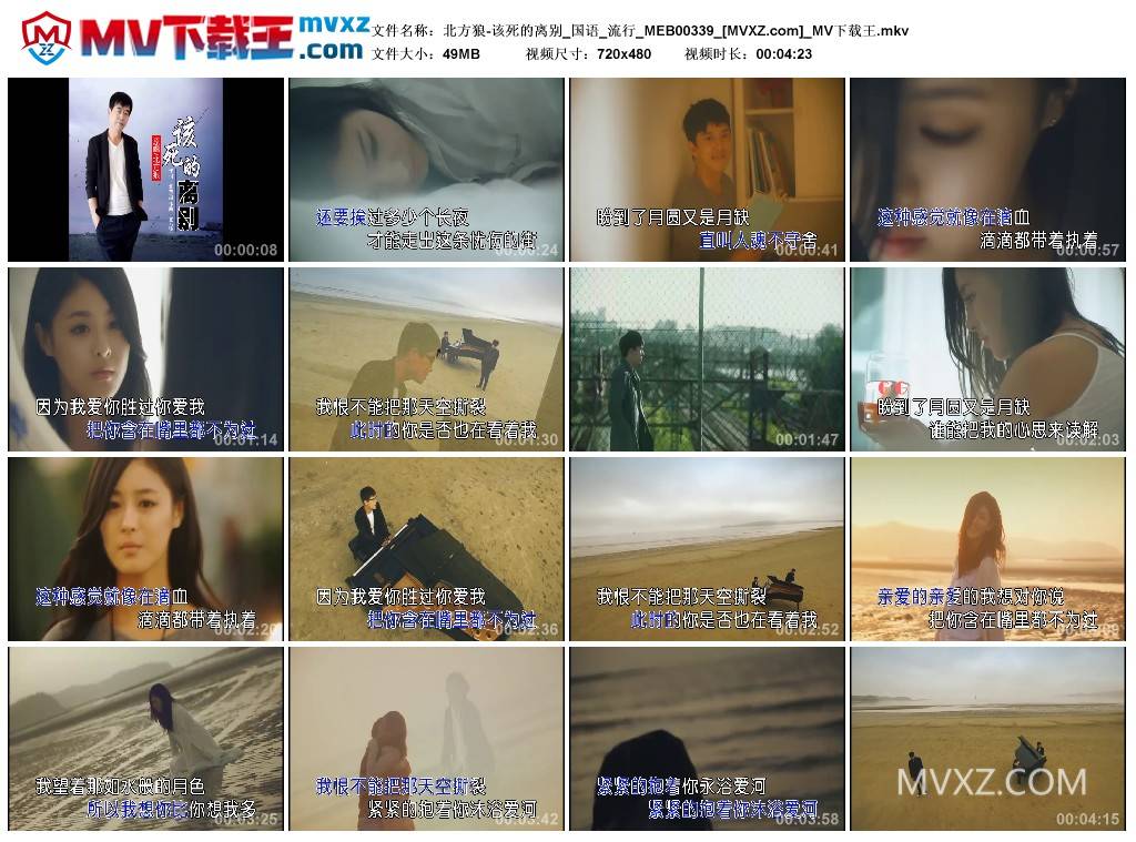 北方狼-该死的离别_国语_流行_MEB00339